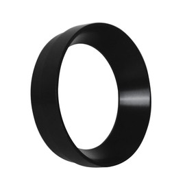 XEOLEO Portafiler ring 58mm Dosing ring Aluminum big size Dose ring Espresso tool Coffee machine accessory (Black)