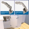 Rok Hardware Special Application Bi-Fold Corner Lazy Susan Self Closing