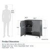 SystemBuild Evolution Shelby Garage Base Cabinet 2 Door, Graphite
