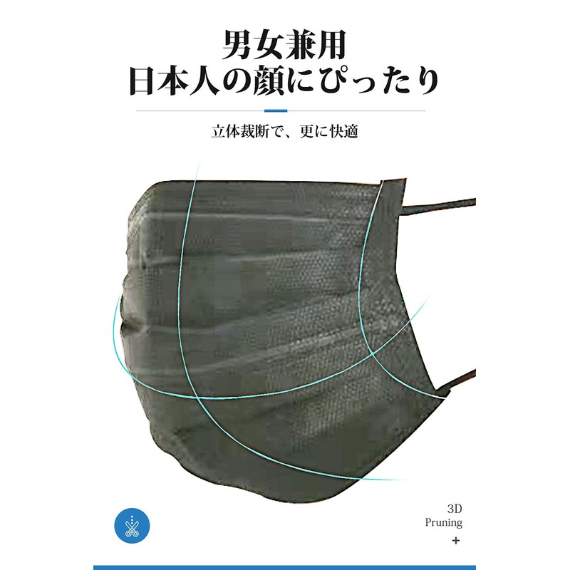 [TOWABOX] マスク カラー 不織布 使い捨てマスク 不織布マスク ダブルワイヤーマスク 男女兼用マスク 大人マス PL保険加入済み