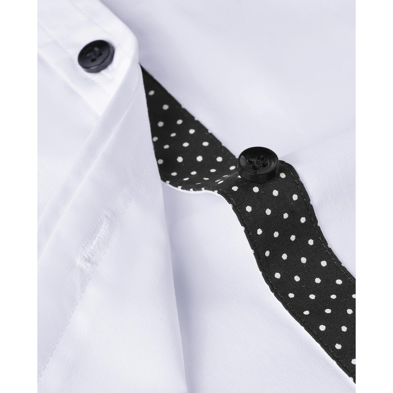 siliteelon Button Down Shirts for Women Dress Shirts Cotton Long