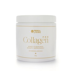 Collagen Drink - Powerful 10g Bovine Collagen Per Serving - 30 Day Supply - Powder Form Just Add Water - Delicious Berry Flavour from Primal Living