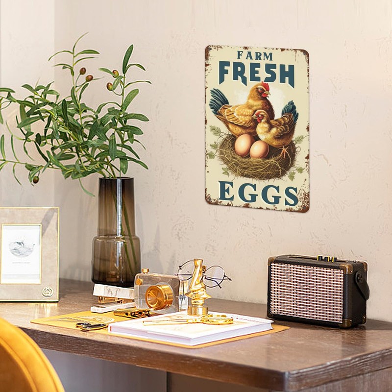 Farm Fresh Eggs, Chicken Nest