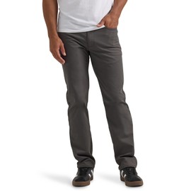 Lee Men's Extreme Motion Performance 5 Pocket Regular Straight Pant Static Gray 36W x 34L