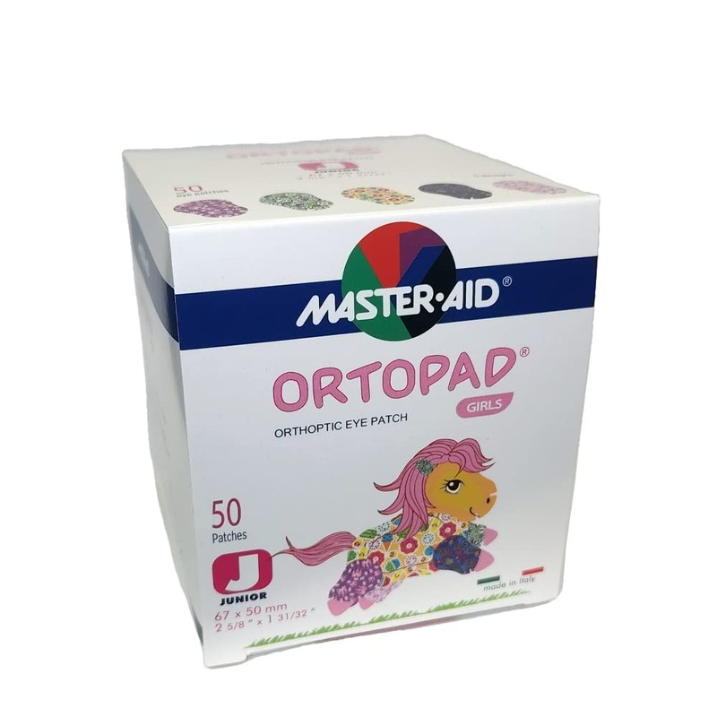 Ortopad® Bamboo Girls Eye Patches, 50/Box (Junior Size, 0-2 yrs)