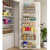Mefirt White 9-Tier Over The Door Pantry Organizer, Pantry Organization