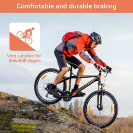 HERCHR Pastillas de Freno de Disco de Bicicleta, Pastilla de Freno de Disco de Bicicleta eléctrica Pastilla de Freno de Disco de Aceite de Bicicleta de montaña semimetálica de Resina BB5 M446