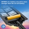 WYWNA Solar Street Lights Outdoor Waterproof, 6000K LED Dusk to