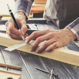 Woodworking Marker | Portable Quick-drying Metal Welding Marker | Heavy Duty Woodworking Tools, Engineering Pencil For Construction Workers, Welders, Plumbers, Framers