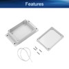 Heyiarbeit 1Pcs 115x85x35mm/4.52" x 3.35" x 1.38" ABS White Dustproof