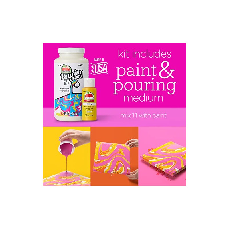 Apple Barrel PROMOABP22, 14 Piece Acrylic Set Featuring 13 Paints