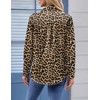 Zeagoo Womens Leopard Print Button Down Shirts Long Sleeve Collared