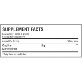 Creatina Nutrex Creatine Monohydrate Drive Black 1kg 200 Servicios Sabor Sin sabor