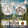 5 Year AA Sobriety Coin - Inspirational Mountain Design AA