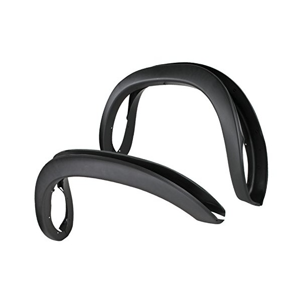 Spec-D Tuning FDF-RAM02BK Dodge Ram Pickup 4PC Smooth Factory Style