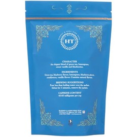 Harney & Sons Blueberry Green Tea | 25 Sachets of Caffeinated Green Tea with Blueberry, Lemongrass and Vanilla Flavors, HT Tea Blends
