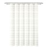 Lush Decor Modern Galaxy Waffle Woven Cotton Shower Curtain Single