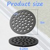 846-S3PK 5-Inch drain cover Cast Iron Strainer Epoxy Coated, Corrosion