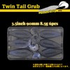 TSURINOYA Flat Flat Twin Tail Worm 3.8 Inch Rockfish Akoi