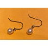 Unbranded Fresh water Pearl Earrings hoop stainless steel