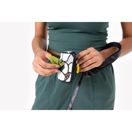 OllyDog Scoop Pick Up | Dog Poop Bag Holder | Lightweight & Water-Resistant Dispenser | Leash Attachment for Hands-Free Carry | Fits Standard Waste Bag Rolls (Magnolia)