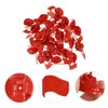 KOMBIUDA 60Pcs Miniature Plastic Flags for Sand Table Small National