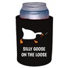 Silly Goose On The Loose Thick Foam Can Coolie (Black)