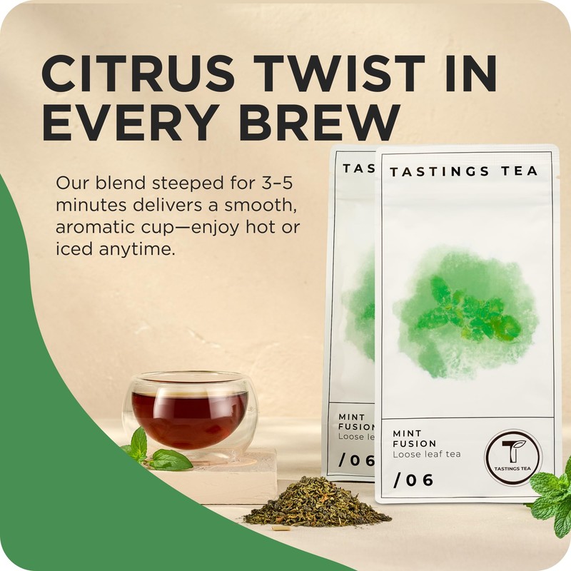 Tastings Tea Mint Fusion - 4.5 oz Loose Leaf |