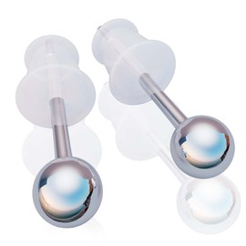 Pair Of Silver Stud Earrings 3 mm ball studs 925 sterling silver earring