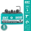 ENT 26518 5-Piece Countersink Set HSS, Diameter (d) 2.5-4.5 mm,