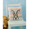 Permin Cross Stitch Kit Cushion Front Rabbit Counted Pattern 30