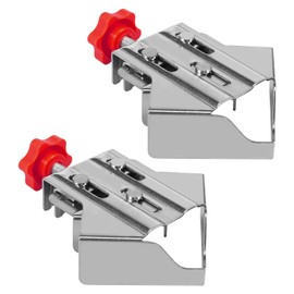 2 Pcs Right Angle Clamp, 90 Degree Corner Clamps, Precision Open and Close Type Right Angle Splicing Clamp Locator, Corner Clamps for Woodwork DIY Welding (Red)