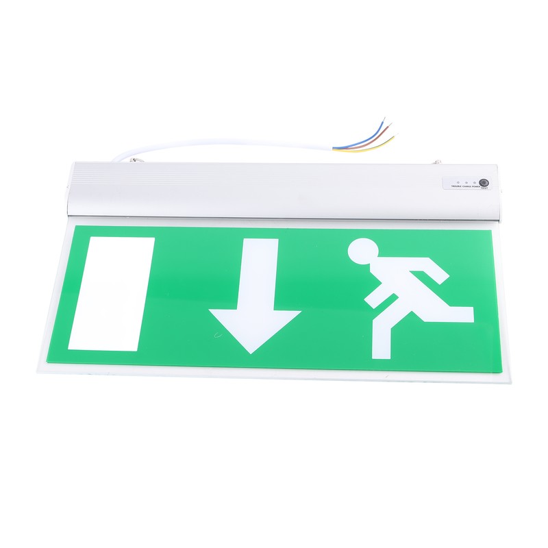 Acrylic LED Emergency Exit Lighting Sign Safety Evacuation Indicator Light