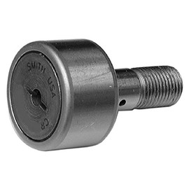 Smith Bearing CR-3/4-XC Cam Follower Needle Roller Bearing, Crowned-Regular Stud with Screwdriver Slot, Sealed, 0.750"