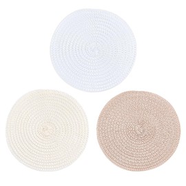 HOBBIESAY 3Pcs Hat Base 3 Colors Millinery Fascinator Hat Bases Cocktail Polyester Hats Making Bases Women Sinamay Cap for Making Party Wedding Church Hats, Mixed Color, 5 7/8-6 1/8