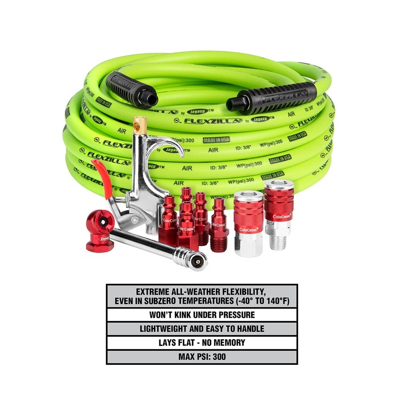 Legacy Flexzilla HFZCLB11D 3/8" x 50' Air Compressor Hose 11