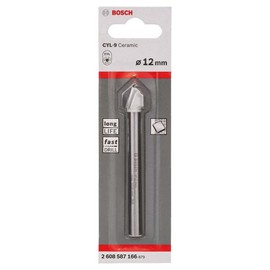 Bosch Professional 1x CYL-9 SoftCeramic Tile Drill Bit (for soft ceramic tiles, Ø 12 x 90 mm, Accessories drill driver)