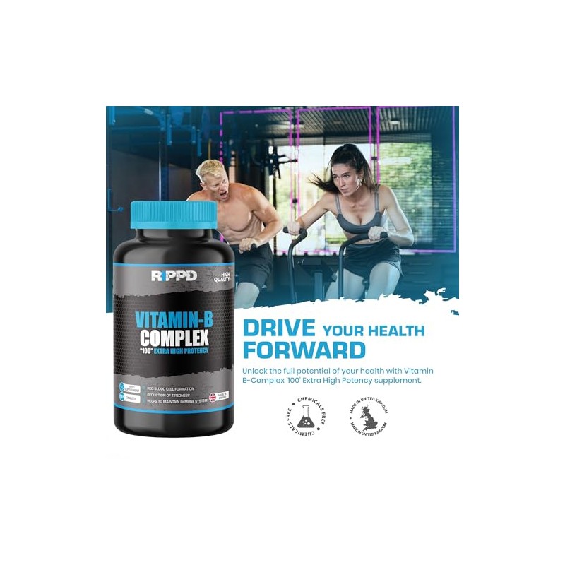 RIPPD Vitamin B Complex 365 Tablets – High Strength Vegan