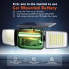 JEJOT Solar Security Light Outdoor Super Bright LED w/Remote Control,