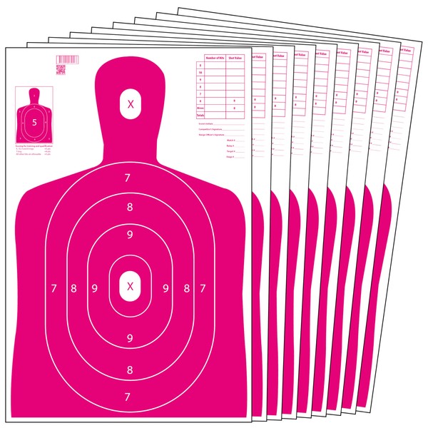 Freedom Gun Targets 50 Pack Paper Shooting Targets Gun Range