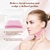 Lymphatic Contour Face Brush, Silicone Lymphatic Drainage Massage, No Shedding