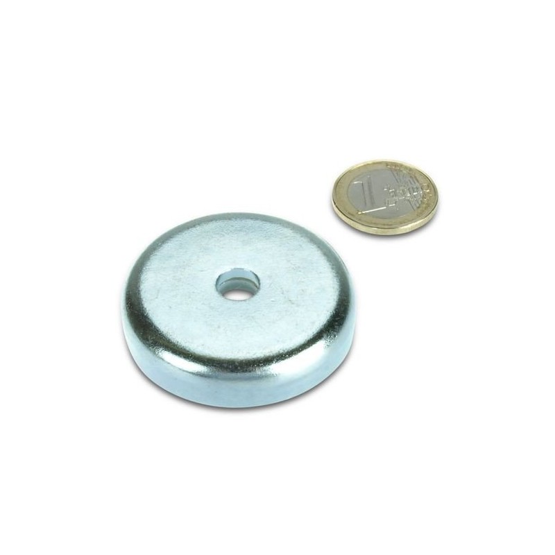 magnets4you Neodymium Flat Gripper Diameter 48.0 x 11.5 mm with