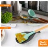 2 Piezas Tapete De Silicona Para Utensilios, Soporte De Cuchara