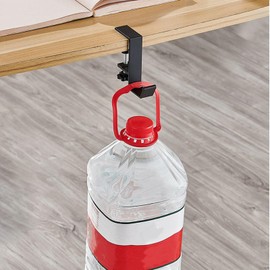 Headphone Holder Desk - Strong Aluminum Alloy Headphone Hook,Nail- Detachable Under Desk Clamp Hook Mount, Desk Bag Holder for School Home Apartment