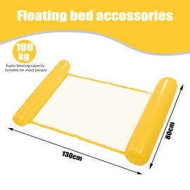 Inflatable Swimming Bed, Inflatable Water Hammock, 4-in-1 Inflatable Water Toy, Pool Accessories, Inflatable Hammock Pool Inflatable Hammock for Adults and Children