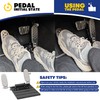 Portable Left Foot Accelerator Pedal for Disabled or Injured Drivers