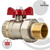 tecuro Ball Valve with Screw Connection G 1/2 Inch x