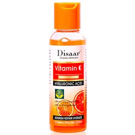 DISAAR Beauty Vitamin C Peeling Lotion Orange Extract Nourish Repair Hydrate Moisturizing Body Skin 100g / 3.38fl.oz