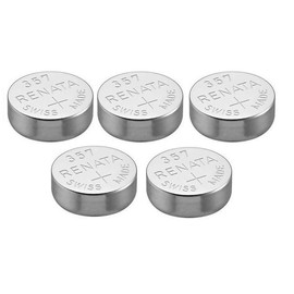 Renata Batteries 357 Silver Oxide 1.55V Watch Battery (5 Pack)