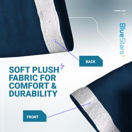 BlueStars Refrigerator Door Handle Covers, Set of 6, Keep Your Kitchen Appliances Clean from Smudges, Drips, Food Stains, Oil, Decor Protector for Fridge, Ovens, Dishwashers, Microwaves (Blue)